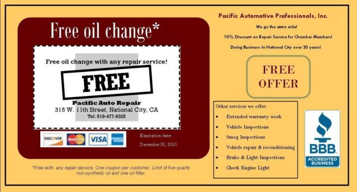 South bay honda free oil change coupon #5